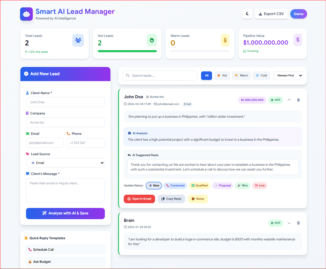 Leadmanager 2